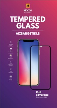 Mocco Full Face / Full Glue Tempered Glass Full Coveraged with Frame Samsung Galaxy A30S / A50 / A30 Black