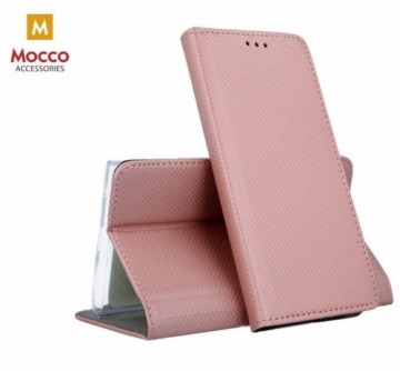 Mocco Smart Magnet Book Case Grāmatveida Maks Telefonam Samsung Galaxy A72 5G Rozā Zelts