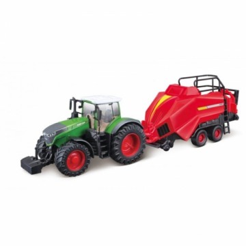 Bburago Fendt 1050 Vario Tractor Kids with Baler Lifter