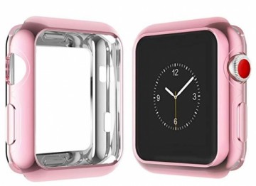 Dux Ducis Premium Silicone Case For Apple Watch 4 44 mm Pink + Gift