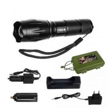 RoGer LED Flashlight Black