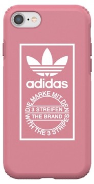 Adidas Snap Case Пластмассовый чехол для Apple iPhone 7 / 8 Розовый