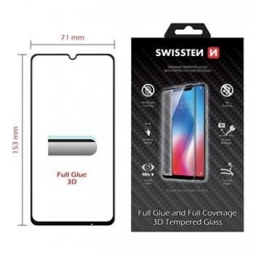 Swissten Ultra Durable 3D Full Face Tempered Glass Защитное стекло Xiaomi Redmi Note 7 / Note 7 Pro Черное