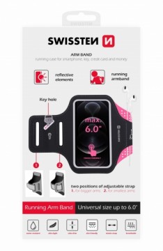 Swissten Armbag Case for phones up to 6 inches