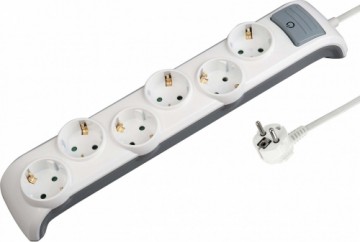 Electraline 62507 Multisocket 6P 2m