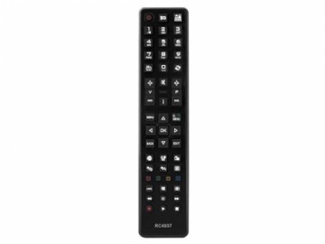 HQ LXP4937 TV remote control Vestel / Sharp / JVC / AKAI / TELEFUNKEN / LCD / RC4937 3D / Black