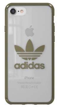 Adidas Clear Case Silikona Apvalks Priekš Apple iPhone 7 / 8 Caurspīdīgs - Zaļš