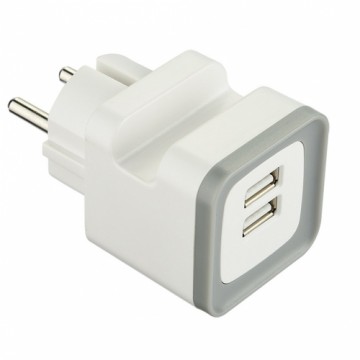 Electraline 570071 Tīkla lādētājs 2xUSB / 2.4A