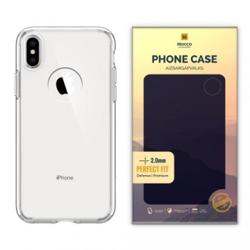 Mocco Original Clear Case 2mm Silicone Case for Apple iPhone XS Max Transparent