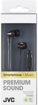 JVC HA-FR325-B-E Premium Sound Hаушники с пультом и микрофоном черный