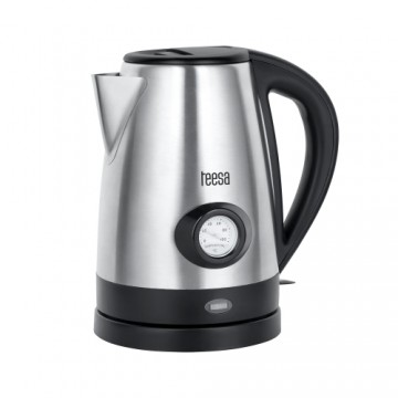 Teesa TSA1513 Electric Kettle with thermometer / 1700 ml / 2200W / Silver