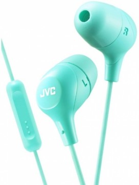 JVC HA-FX38M-G-E Marshmallow Headphones with remote & microphone Green