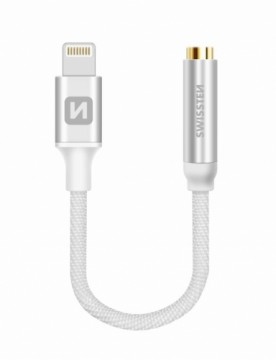 Swissten Lightning uz 3.5mm Audio Adapteris iPhone un iPad 15 cm