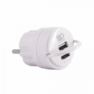 Electraline 55076 Adapteris Lādētājs 2xUSB, 2,1A