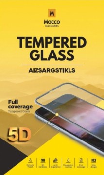 Mocco Full Glue 5D Signature Edition Tempered Glass Защитное стекло для Samsung Galaxy A72 / A80 Черное