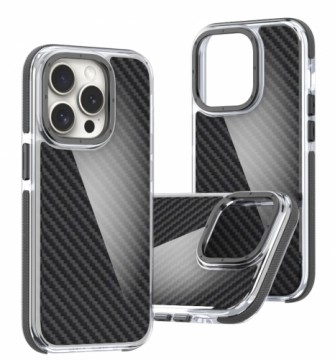 Mocco Acrylic Carbon Case Защитный Чехол для Apple iPhone 12 / 12 Pro