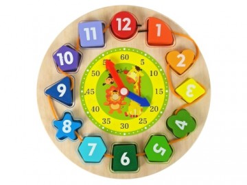 RoGer Children's Wooden Clock Sorter 22 cm