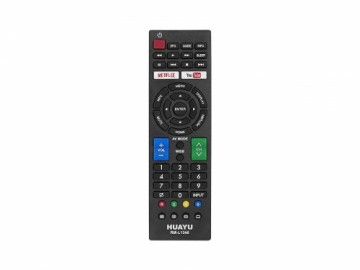 HQ LXP1346 TV remote control SHARP TV LCD RM-L1346 NETFLIX YOUTUBE Black