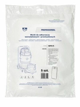 K&M KM-Q040.A Bags for vacuum cleaner KARCHER 6.904-210 / NT35 5 pcs.