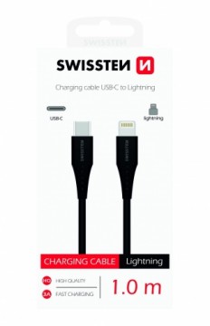 Swissten Basic Универсальный Quick Charge 3.1 USB-C на Lightning Кабель 1м