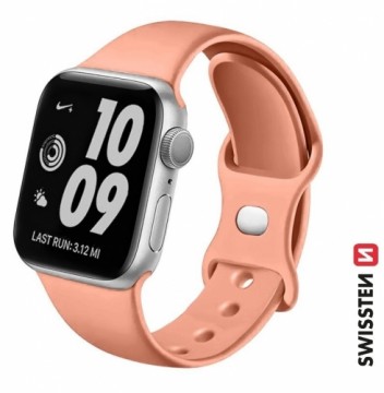 Swissten Silikona Siksniņa priekš Apple Watch 42 / 44 / 45 / 49 mm