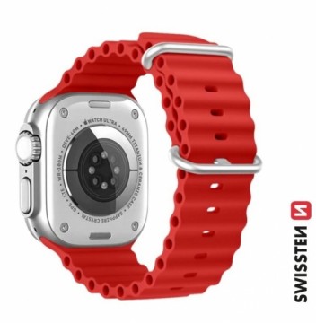 Swissten Marine Silikona Siksniņa priekš Apple Watch 42 / 44 / 45 / 49 mm