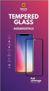 Mocco Full Face / Full Glue Tempered Glass Aizsargstikls Pilnam Ekrānam Apple iPhone 15 Plus Melns