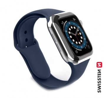 Swissten Cиликоновый Pемешок для Apple Watch 1/2/3/4/5/6 / SE / 38 мм / 40 мм