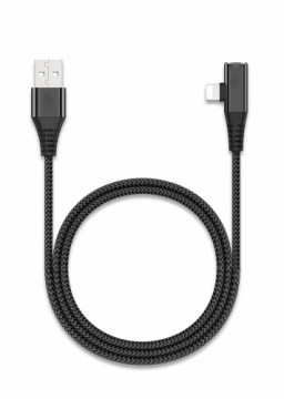 RoGer Lightning Data and Charging Cable with extra Lightning port (female) 1m