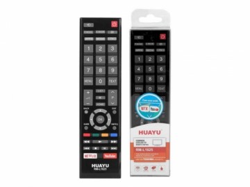 HQ LXP1625 Universal remote control Toshiba LCD / LED / RM-L1625 / Black