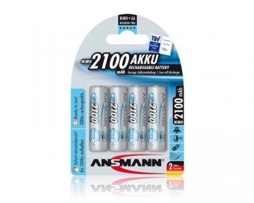 Ansmann R6 Uzlādējamas Baterijas AA / 1.2 V / 2100mAh / NiMH