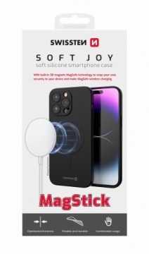 Swissten Soft Joy Magstick Case Aizmugurējais Apvalks Priekš Apple iPhone 14 Plus