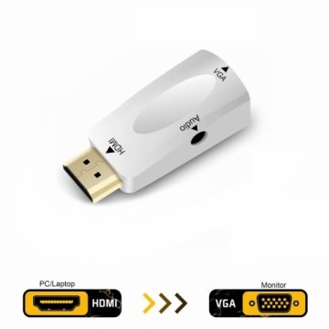 RoGer HDMI uz VGA (+ Audio) pārveidotājs