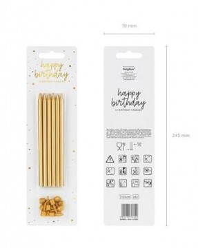 RoGer Birthday Candles 12 pcs