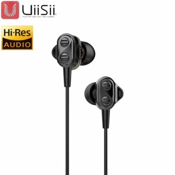 UiiSii Premium Hi-Res Наушники с Mикрофоном и пультом регулировки громкости / 3.5mm / 1.2m