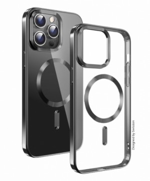 Swissten Clear Jelly Magstick Metallic Case Защитный Чехол для Apple iPhone 12 Pro Max