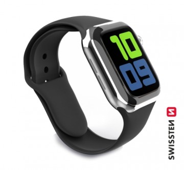 Swissten Cиликоновый Pемешок для Apple Watch 1/2/3/4/5/6 / SE / 42 мм / 44 мм