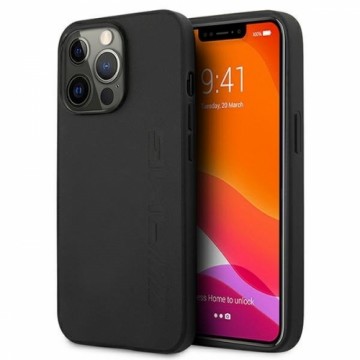 AMG AMHCP13XDOLBK Leather Back Case For Apple iPhone 13 Pro Max Black