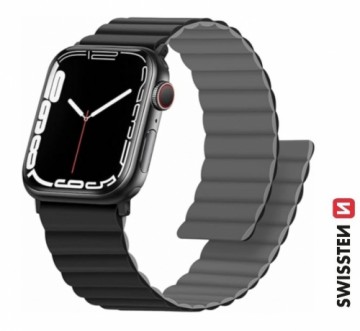 Swissten Силиконовый Магнитный Pемешок для Apple Watch 42 / 44 / 45 / 49 mm