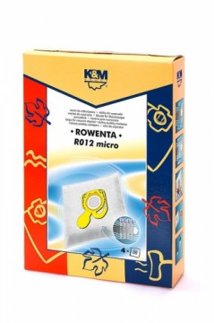 K&M KM-R012 Rowenta ZR200540/TEFAL ZR200940 Maisi putekļu sūcējam 4 gab.