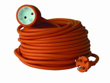 ELECTRALINE 01623 Extension cord 20m / 2x1.5 / orange