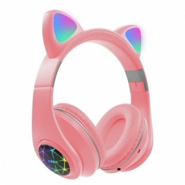 RoGer Cat M2 Bluetooth Austiņas ar kaķu ausīm LED