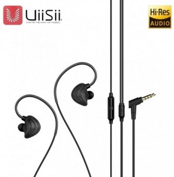 UiiSii CM5-L Premium Hi-Res Sport Наушники с Mикрофоном и пультом регулировки громкости / 3.5mm / 1.2m