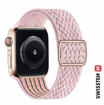 Swissten Нейлоновый Pемешок с пряжкой для Apple Watch 38 / 40 / 41 mm