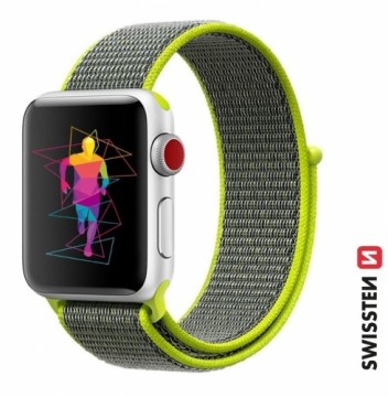 Swissten Нейлоновый Pемешок для Apple Watch 38 / 40 / 41 mm