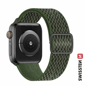 Swissten Нейлоновый Pемешок с пряжкой для Apple Watch 38 / 40 / 41 mm