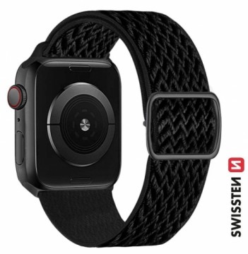 Swissten Нейлоновый Pемешок с пряжкой для Apple Watch 42 / 44 / 45 / 49 mm