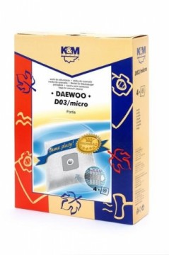 K&M Vacuum cleaner bag DAEWOO (4pcs)