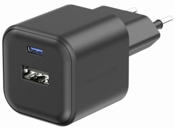 Swissten Tīkla Lādētājs GaN USB-C 20W PD / USB-A 18W QC