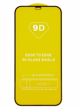 RoGer Full Face 9D Tempered Glass Aizsargstikls Pilnam Ekrānam Samsung Galaxy S23 FE 5G Melns